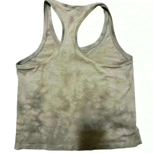 Lululemon Swiftly Tank 2.0 Race Length Size Marble Dye Rhino Grey Size 10 - Picture 3 of 10